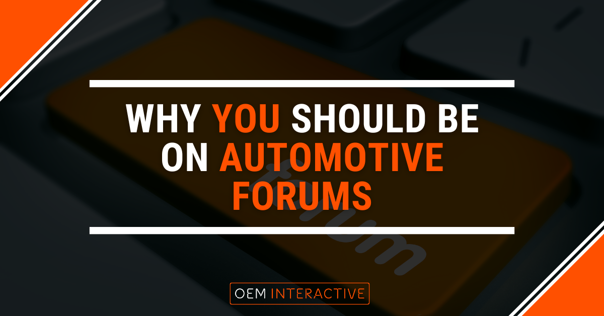 Why You Should be on Automotive Forums-Featured Image
