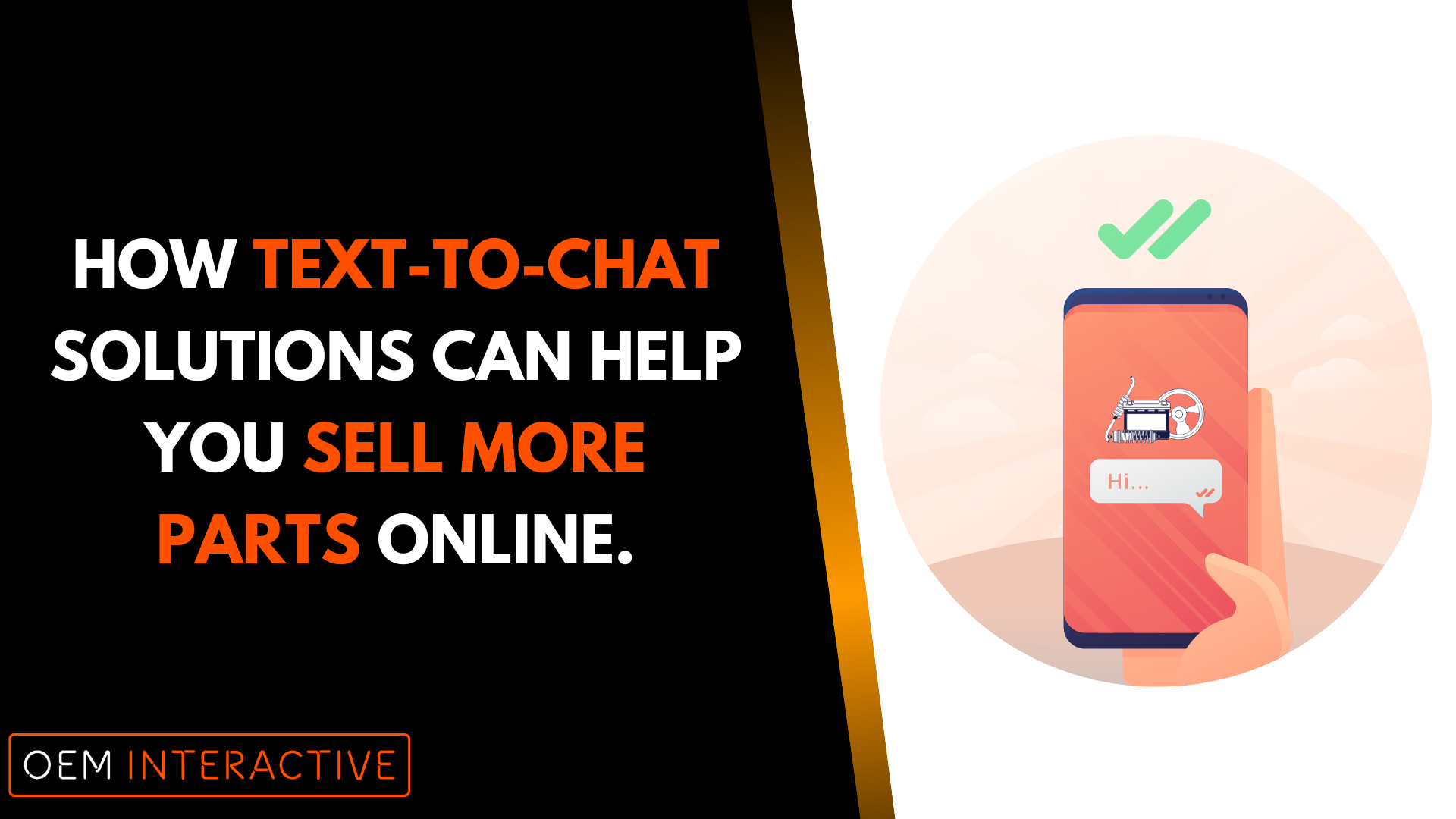 How Text-to-Chat Solutions Can Help You Sell More Parts Online-Featured Image